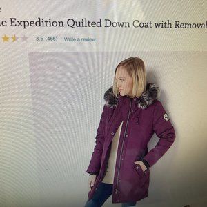 NWT Arctic Expedition Down Coat